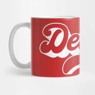 Detroit // Retro Typography Design Mug